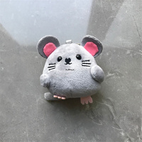 Small 8CM Approx. Mouse Plush Toy , Stuffed TOY , Key Chain Mouse Wedding Gift Doll