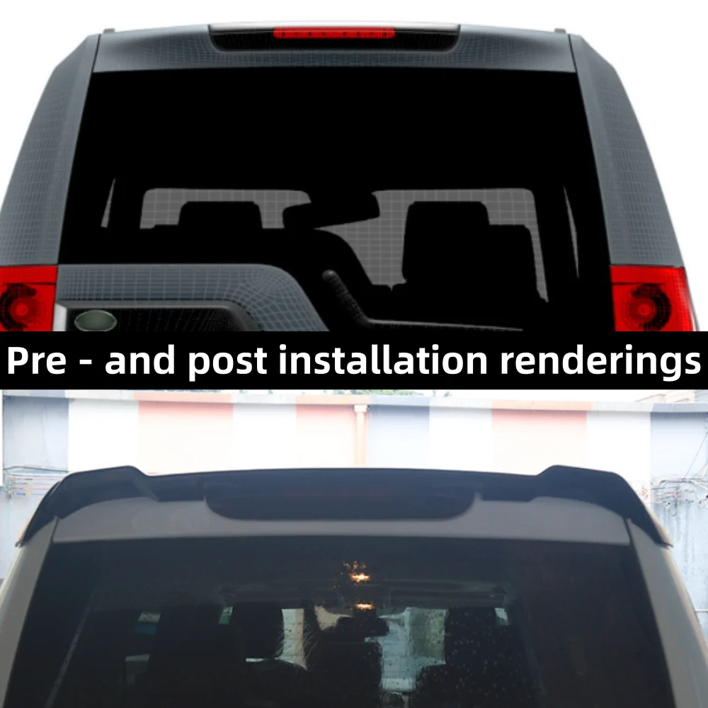 For Land Rover Discovery 3 2005-2009 Land Rover Discovery 4 2010-2016 Car Rear Bumper Top Wing Spoiler - view 2