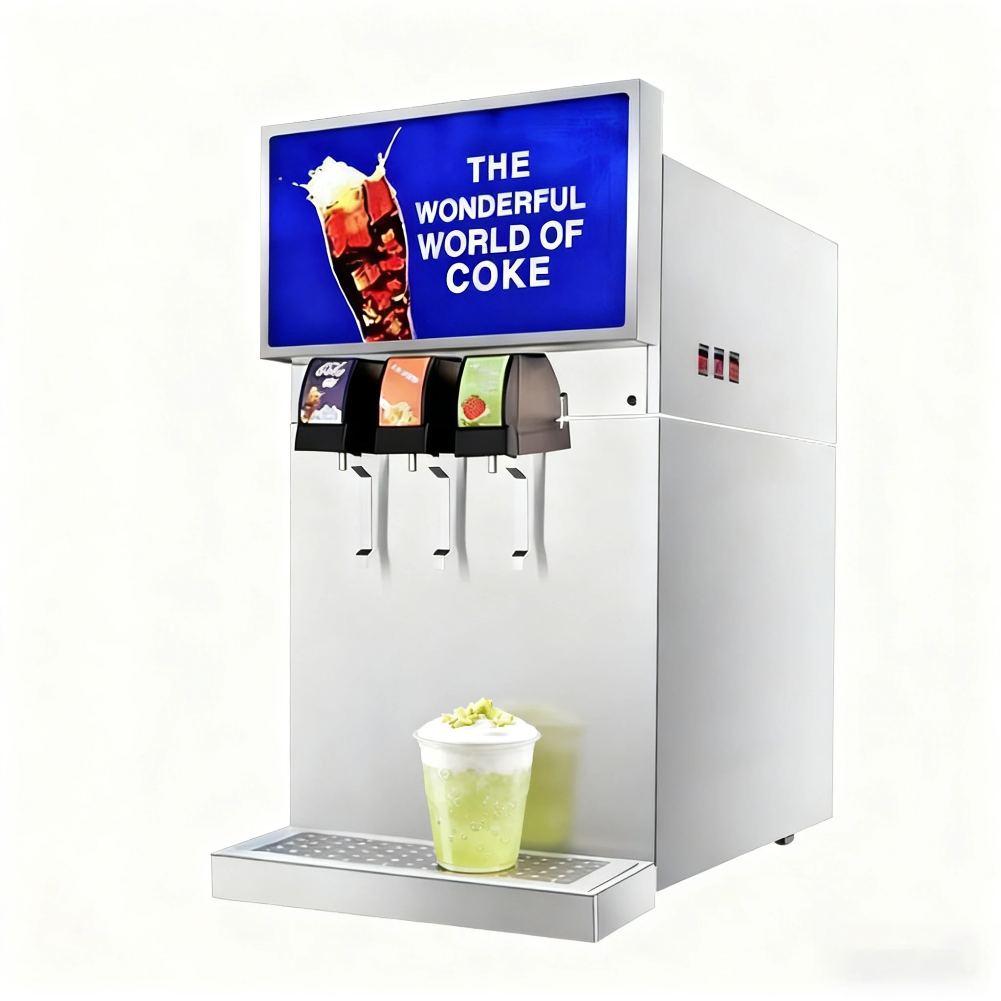 Commercial Post Mix Machine Beverage Dispenser Restaurant Drink Dispenser Stainless Steel Cabinet Good Soda Fountain Machine