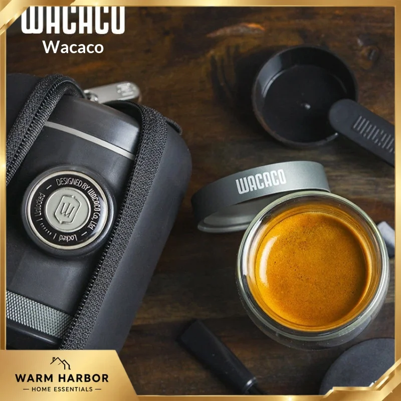 WACACO Picopresso Portable Espresso Maker 18 Bar Pressure Specialty Coffee Machine Travel Brewer Camping Outdoor Home Barista