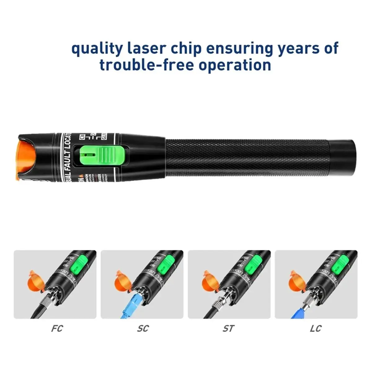 AU47-30MW Visual Fault Locator Fiber Optic Cable Tester Tool VFL FC/SC/ST Optic Cable