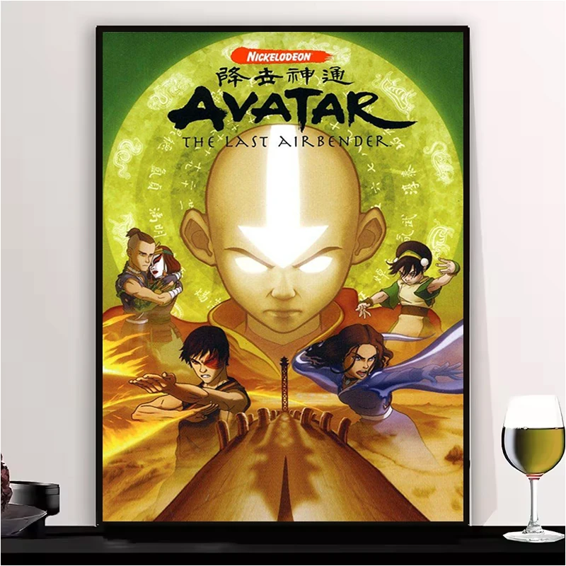 

Cartoon Anime Avatar The Last A-Airbender Poster Decoration Bedroom Decorations for Home Decorative Wall Canvases Office Decor