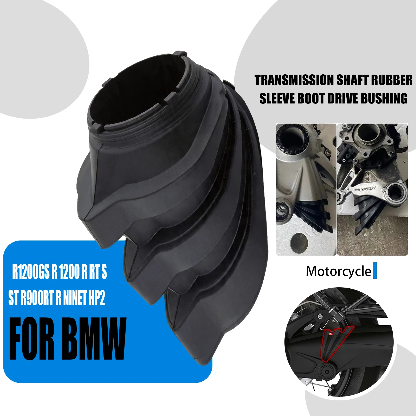 2004-2014 Transmission Shaft Rubber Sleeve Boot Drive Bushing Accessorie Moto For BMW NineT Urban G/S R1200GS R1200gs 3