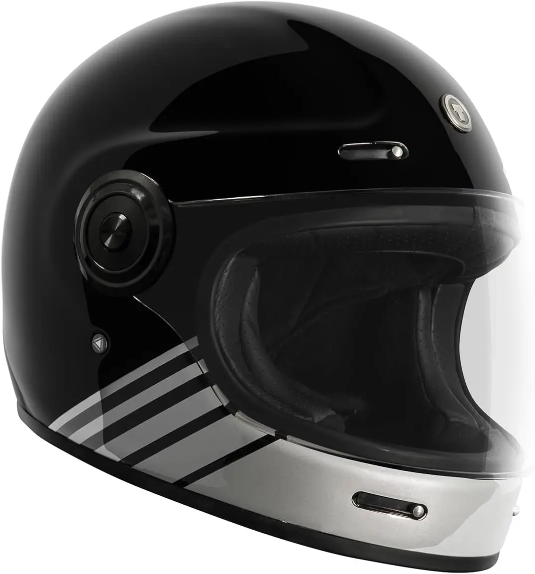 

(XX-Large)T1/Newport Fiberglass Full Face Moycle Helmet DOT & ECE Approved