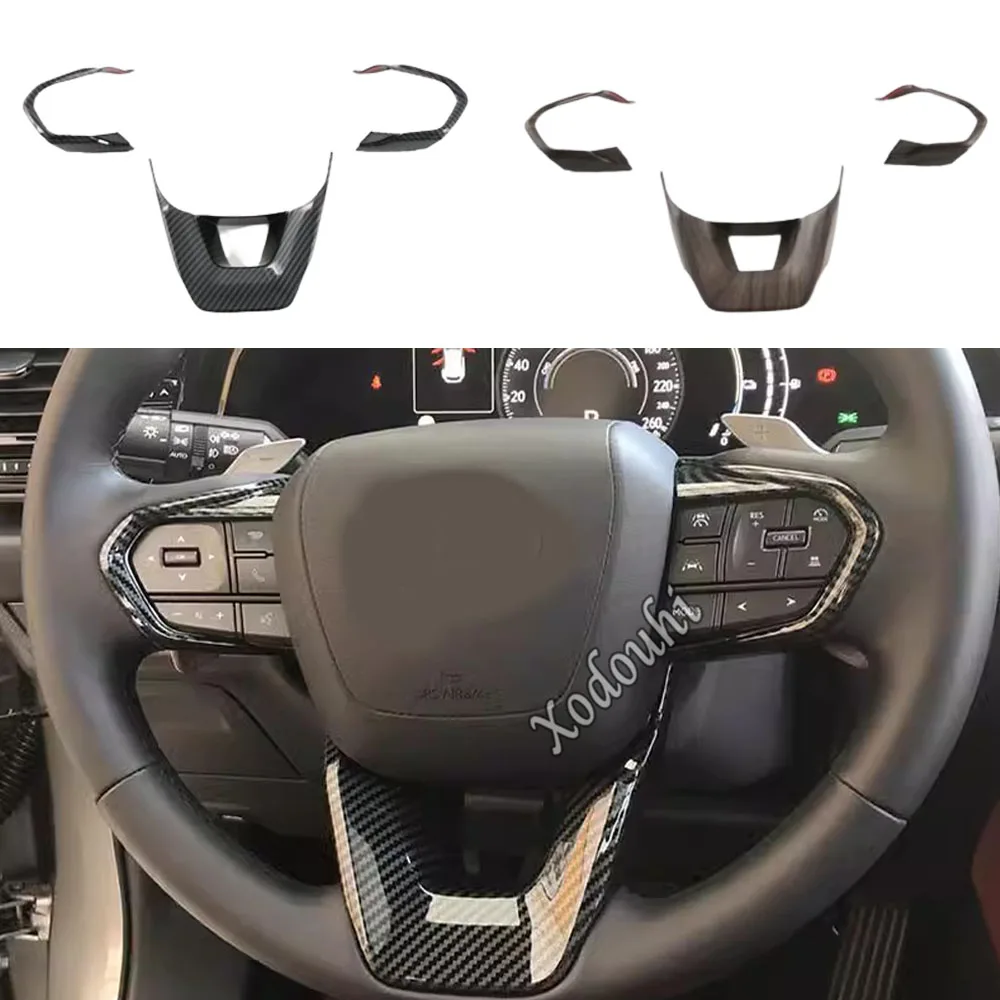 Steering Wheel Frame Covers Trim Sticker For Lexus NX 250 260 350h 350 F 2022 2023 2024 ABS Plastic Car Inner Accessories