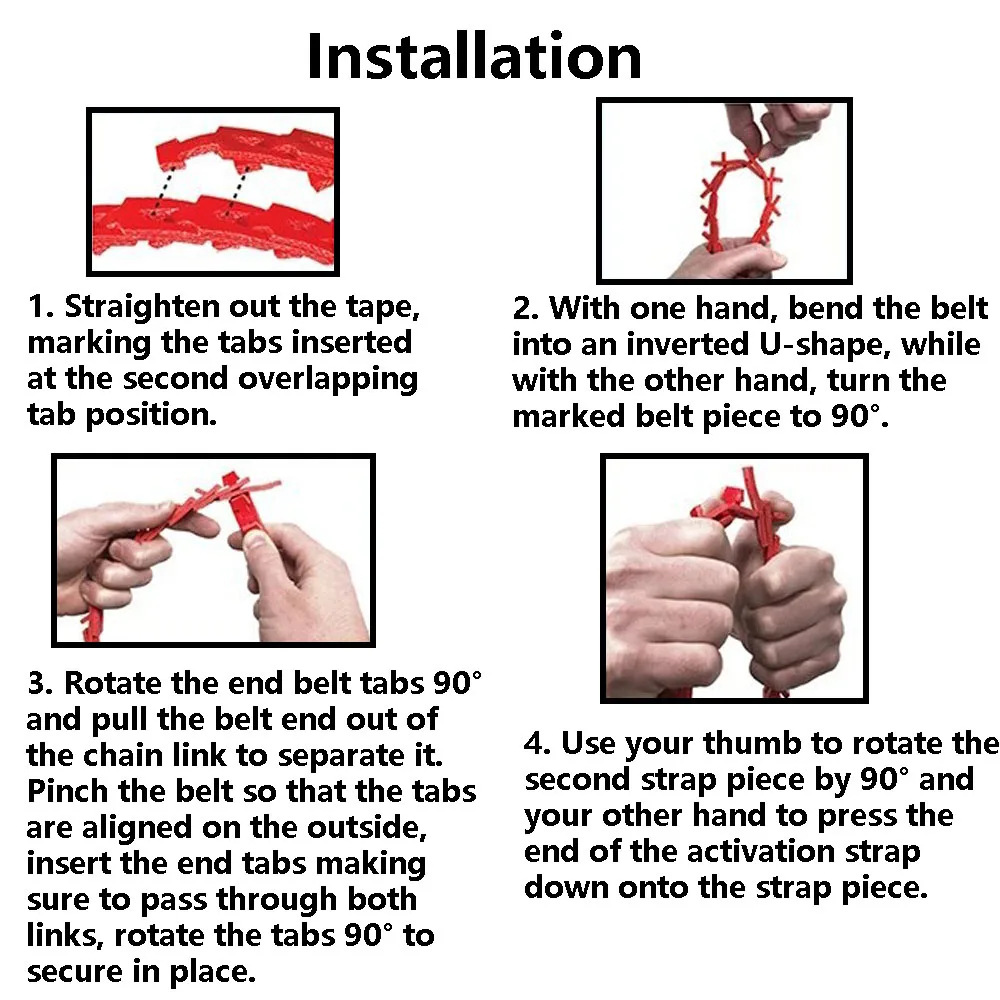 Polyurethane Red V Belt Power Twist link V Belt Removable Splicing Toughened Furnace Live Belt Adjust For Industry Less Noise