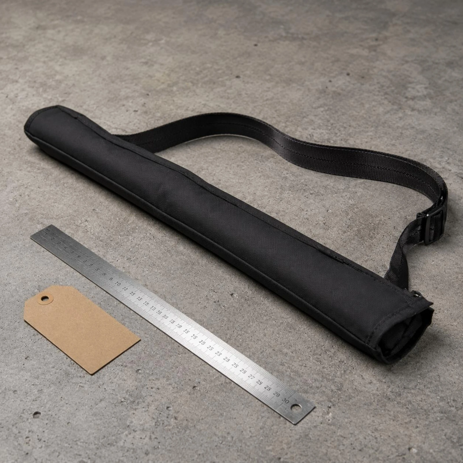 Single-Shoulder Umbrella Bag Black Zippered Umbrella Carry Bag Lightweight Heavy Duty Material