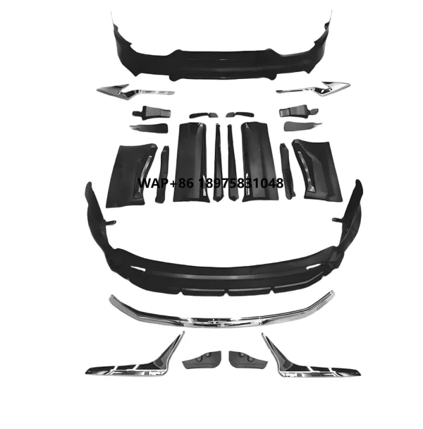 

For HARRIER 2022 Upgraded M Style Modified Parts Front and Rear Bumper Side Skirt Fenders and Other Body Kit Assembly
