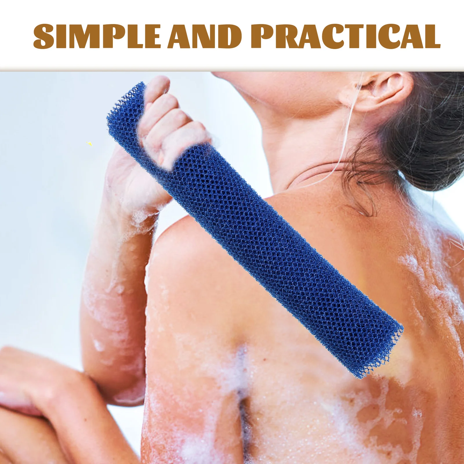 

2pcs Exfoliating Net African Mesh Cloth for Body Scrubbing Back Cleanser Nylon Shower Wash Cloth Lightweight Portable Design