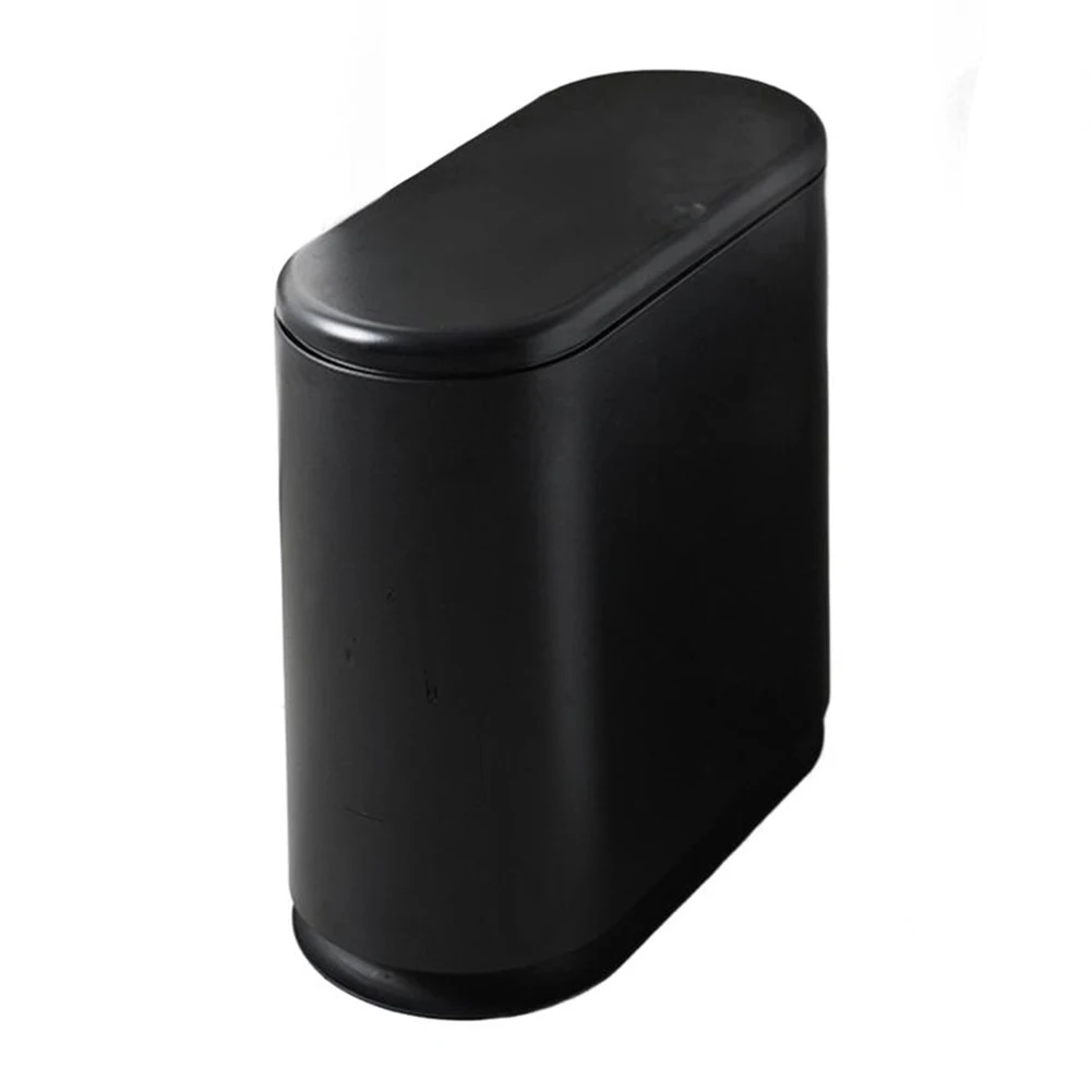 Versatile Garbage Bin Creative Waste Basket Home Decor Space Optimization 32.5X15X31cm Compact Size Easy To Clean