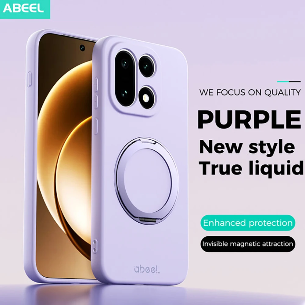 Etui Odporne na Wstrząsy do OnePlus 15 5G ABEEL Armor z Ochroną Obiektywu, Magnetycznym Pierścieniem na Tył i Funkcją Stojaka, Pasuje do OnePlus 15 13S 13T Funda