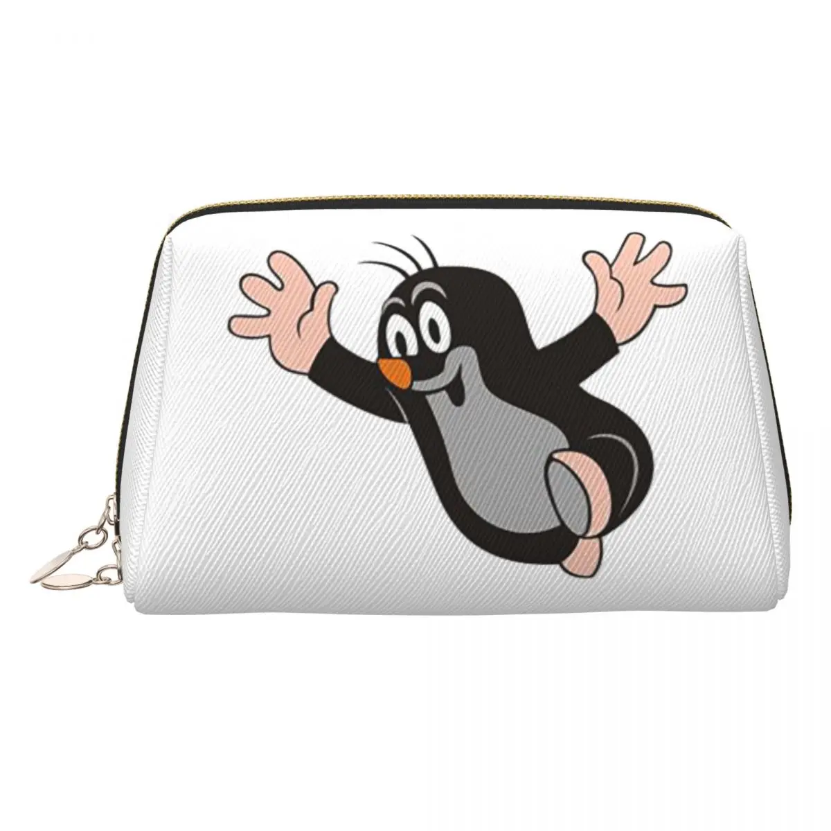 

Mole Happy Krtek Women Cosmetic Bag Travel Makeup Organizer Pouch Toiletry Storage Dopp Kit Case