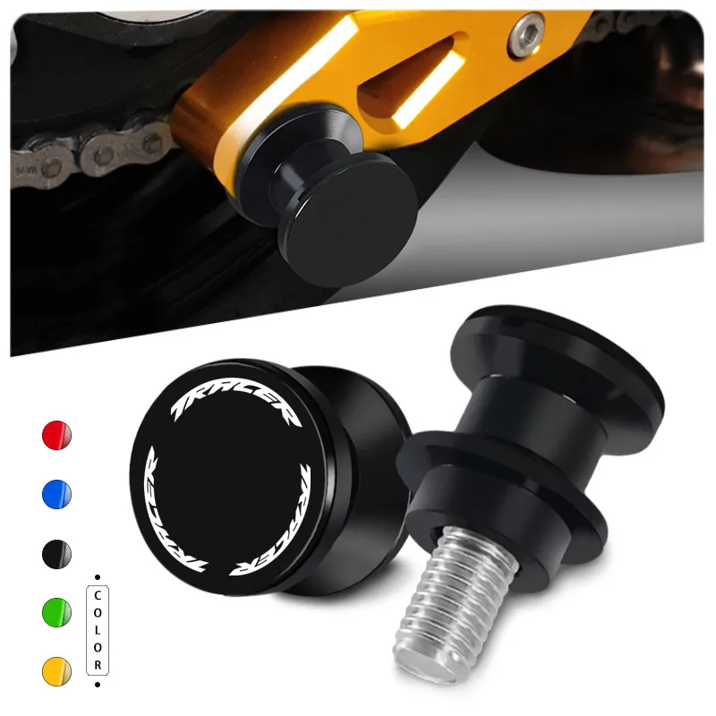 

tracer Motorcycle Aluminum 6mm Swingarm Spools Stand Screws Slider For tracer700 tracer900 900gt TRACER700GT 900GT 2016-2025