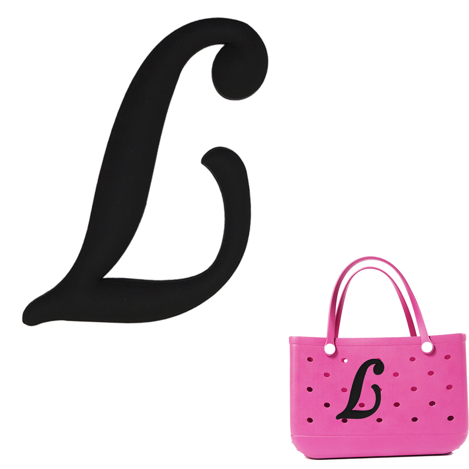 New 26 Cute Greek Letters A-Z Charms for Beach Bag, Women\'s Handbag Decoration,Girls Travel Bag Accessories Charms,Tote Charms