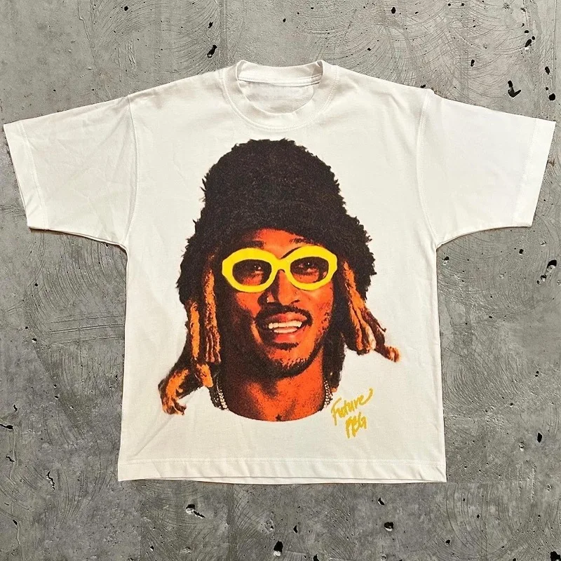 

Y2k европейско-американская новая летняя мужская футболка с 3D принтом Harajuku хип-хоп индивидуальная модная быстросохнущая футболка для пар