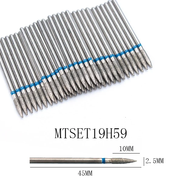 50pc Diamant Nagel Bohrer Häutchen Sauber Bit Set Fräser für Maniküre Elektrische Cutter Bits Zubehör Abgestorbene Haut entfernen
