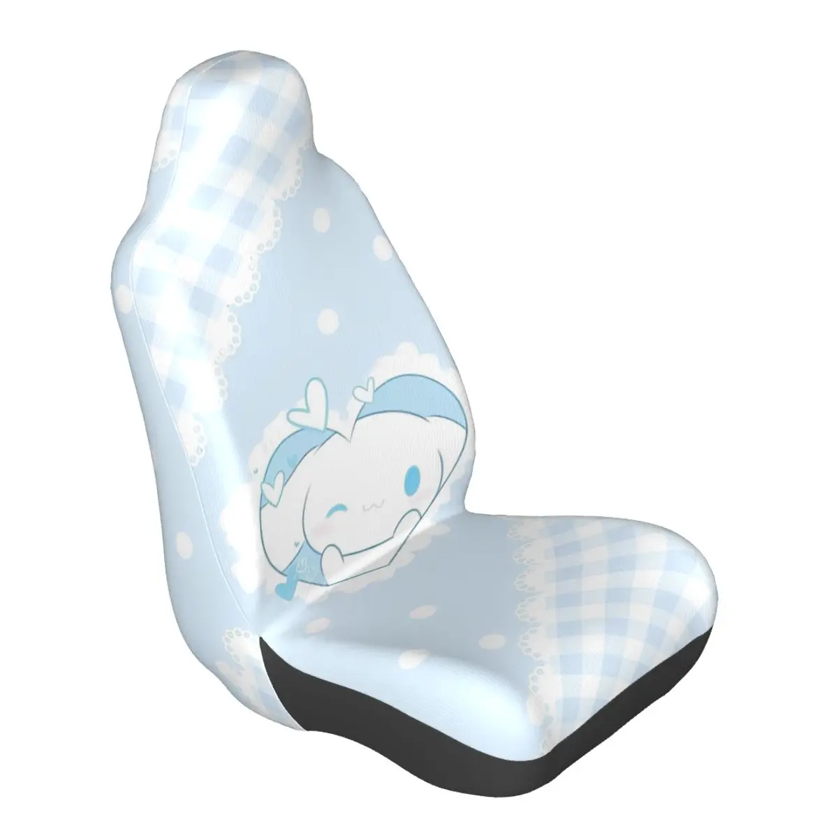 

Cinnamoroll Kawaii автомобильные защитные чехлы на передние сиденья для транспортных средств, гибкие универсальные цельные чехлы на сиденья для автомобиля, грузовика, внедорожника
