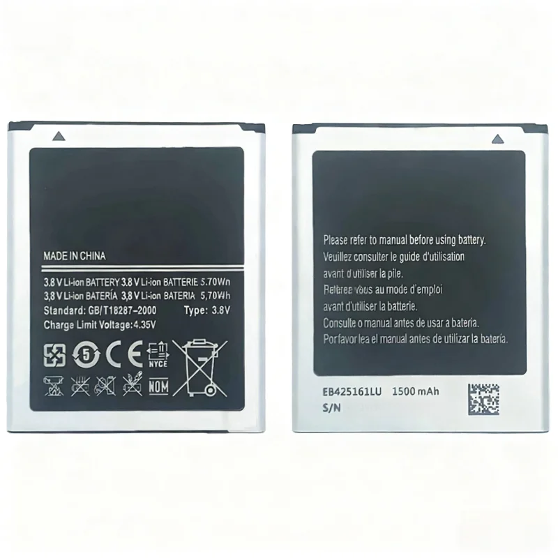 جديد EB425161LU 1500mAh بطارية الهاتف المحمول لسامسونج Ace 2 I8160/Galaxy S Duos 2 S7582/J1mini/GT-S7583T + أدوات