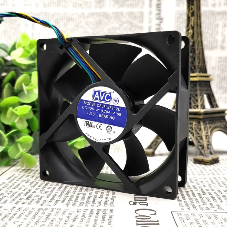 NEW ORIGINAL DS08025T12U 0.70A 12V 8025 80*80*25mm 8cm COOLING FAN