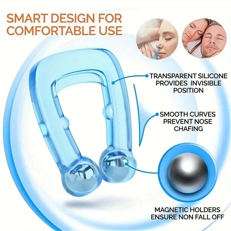 1/2/4 pces dispositivos anti ronco, solução de ronco, clipes de nariz, melhorar o ventilador do duto do sono ferramentas hvac assinaturas iptv
