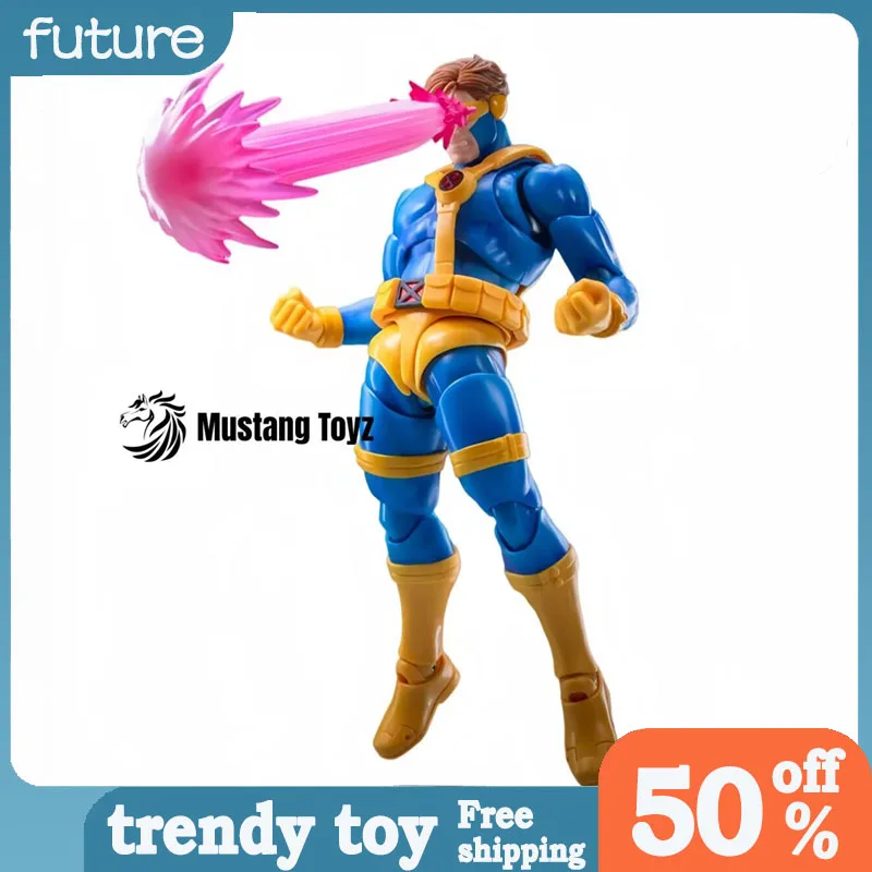 Figura de juguete Mustang Toyz 1/12 Cyclops Scott Summers X-Men, figura de colección de Pvc, decoración de escritorio, regalo de vacaciones, juguete para niños