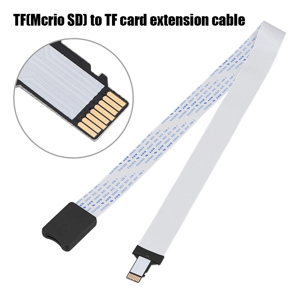 Extensor de tarjeta de memoria TF a TF, Cable extensor de tarjeta TF con funda, nuevo