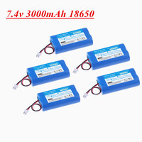 7.4V 3000mAh Rechargeable lithium battery For megaphone speaker Bluetooth Power Bank accessories RC toys parts 2S 18650 battery