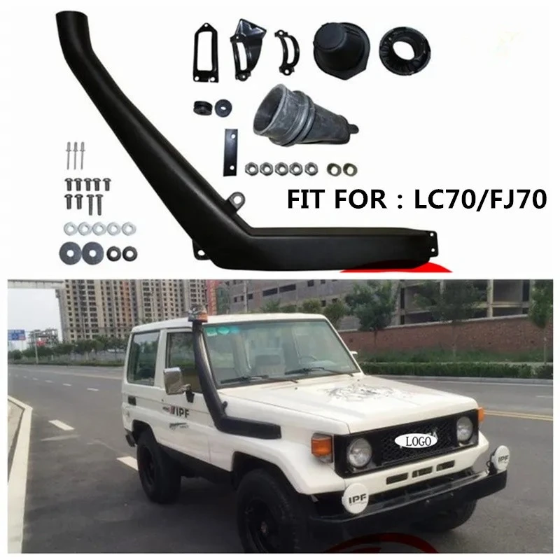 new SUV 4X4 AIRFLOW LAND CRUISER LC70 LLDPE SNORKEL FOR LC70 lc75 LC76 LC78 LC79 Air Intakes LLDPE Snorkel Kit Set 1985-2007