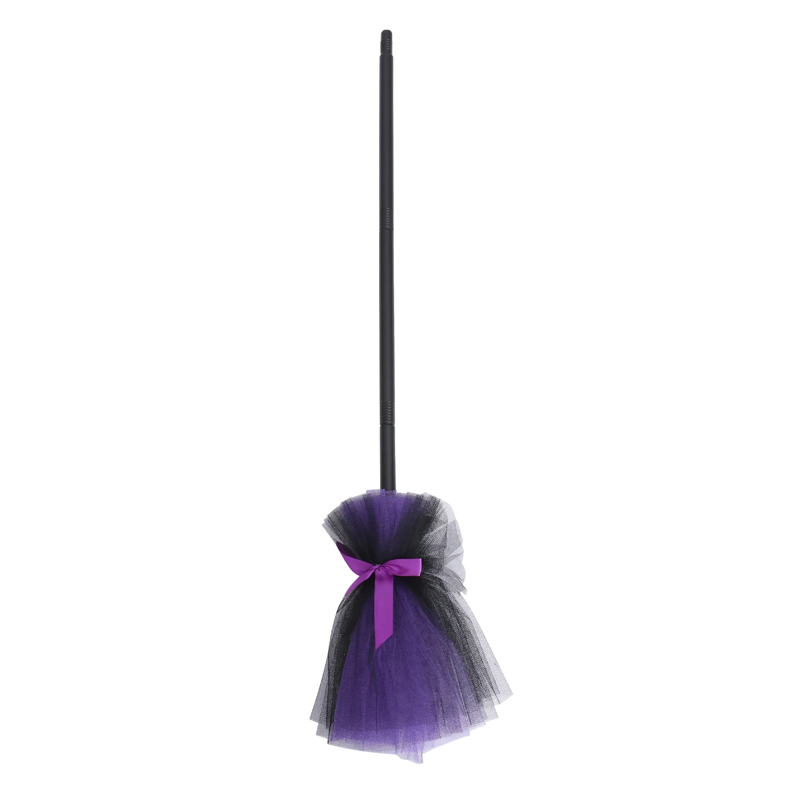 Girls Halloween Witch Broom Besom Decorations Set Purple Prop Performance Toddler