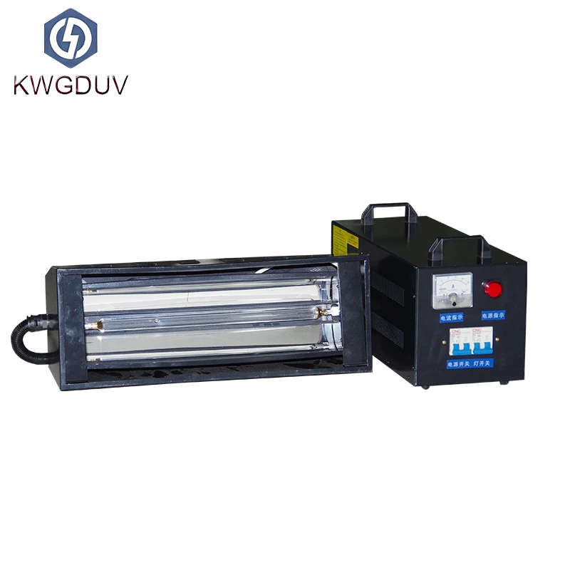 Mesin Curing UV portabel, alat pengering lampu UV 3KW ventilasi ganda