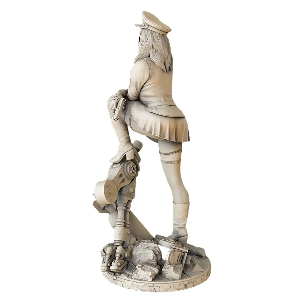 레이디 블랙호크 피규어 1:24 미니어처 피규어 송진 모델 키트, 도색되지 않은 플라스틱 모델 키트, A504