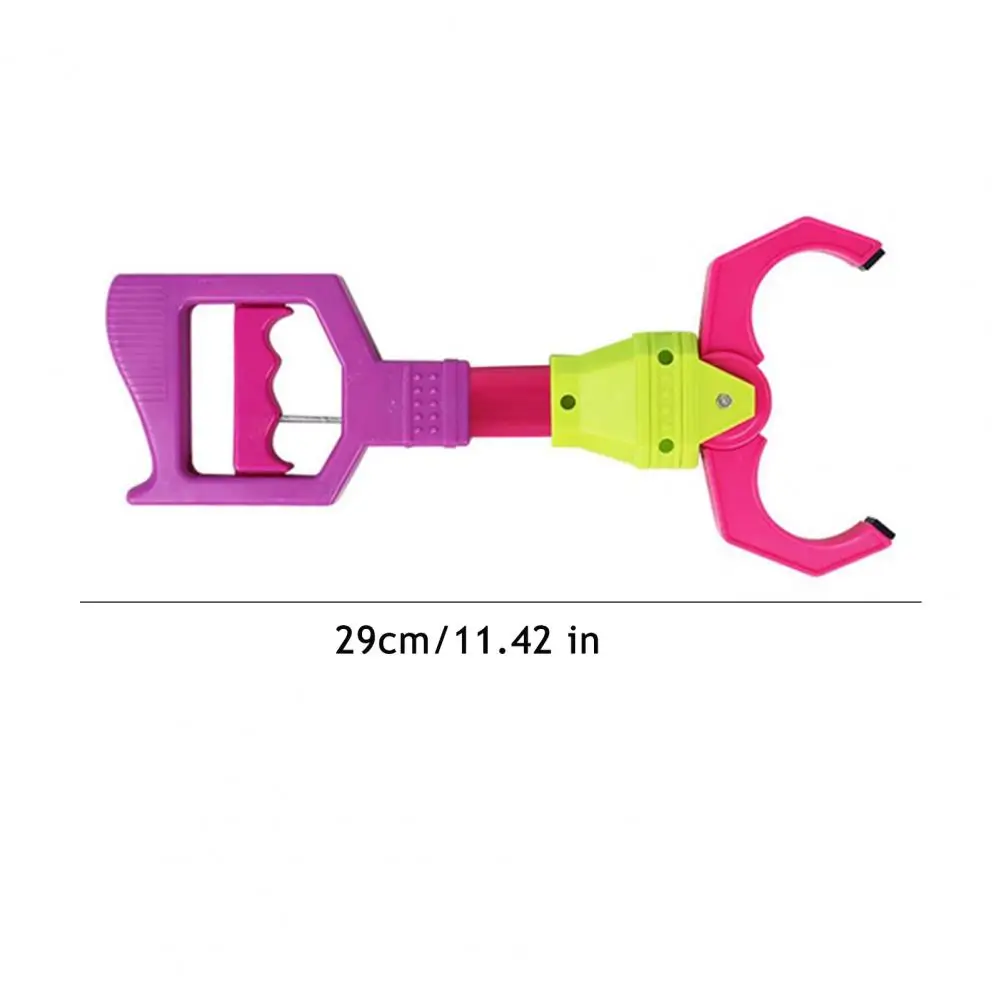 Juguete de agarre de garra para niños, herramienta de recogida de brazo de Robot de plástico ajustable, mano mecánica simulada, juguete interactivo de mano