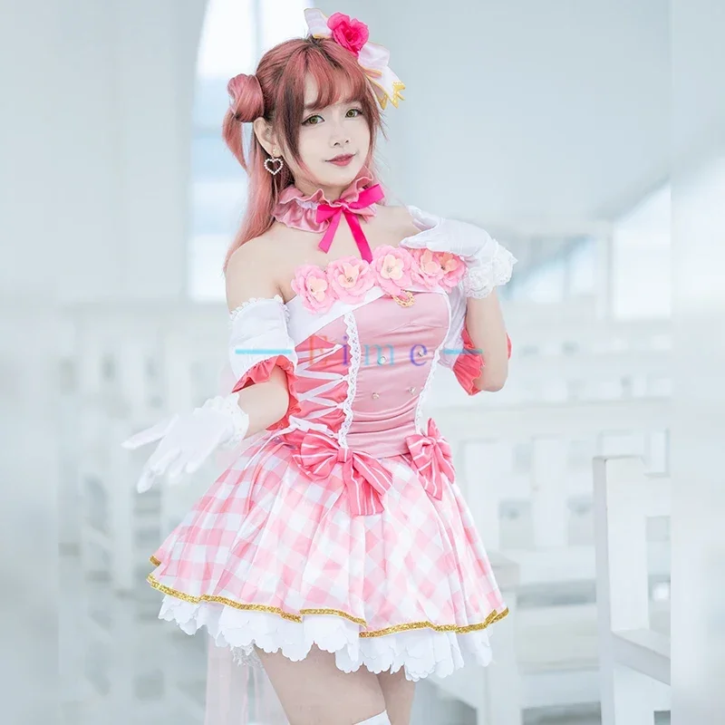 

Anime Love Live! Nijigasaki High School Idol Club Uehara Ayumu Cosplay Costumes Women Fancy Dress Halloween Uniform Custom Made