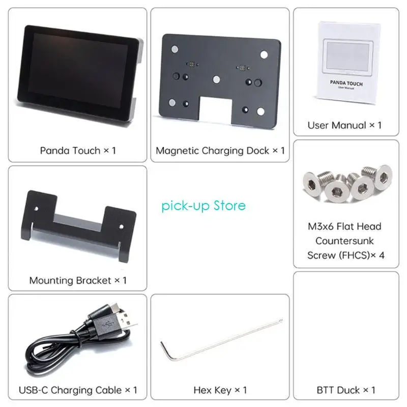 Q5WA Effizienter -Druckpanda -Touchsbildschirm 5 Anzeige für Labor P1