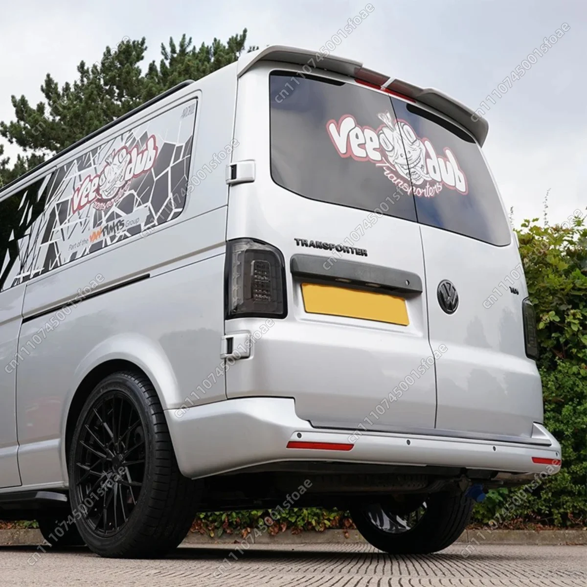 

Car Rear Spoiler Tail Wing For VW T5 T5.1 T6 T6.1 Spoiler Double Door Barn Twin 2003-2024 Qulity ABS Glossy Black DIY Hot Color