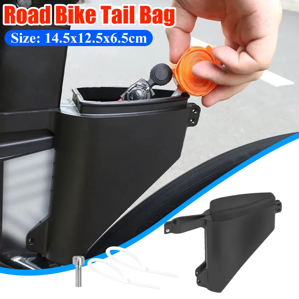 Bike Teardrop Seatpost Bag Waterproof Road Bike Pannier Large Capacity Bike Seatpost Torpedo Saddle Bag for Outdoor Sports