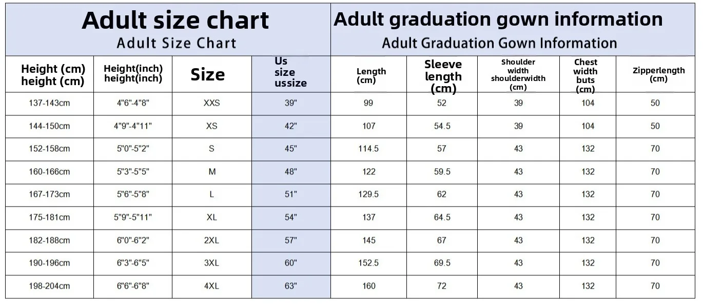 Student Graduation Academic Dress Set Bachelor Gown Special for Graduation Ceremony