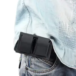 Nylon Universal Speedloader Pouch for .38 Special .357 .44 Revolvers Belt Case Holder with Speed Loaders Accessories