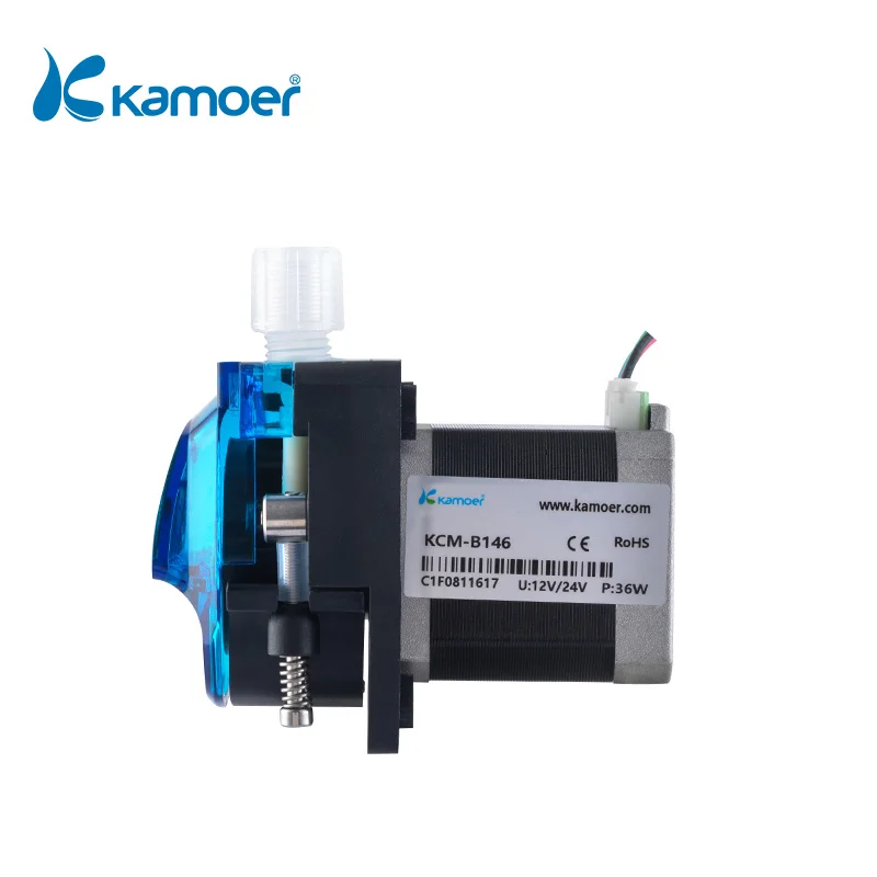 Kamoer 420ml/min KCM 350RPM Peristaltic Pump 12V 24V Stepper Motor Dosing Pump Liquid Transfer Pump for Lab