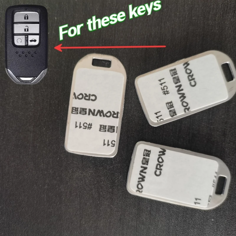

Blue /Black Colour DIY Emblem Logo Replacement Sticker Emblem For Honda smart remote key