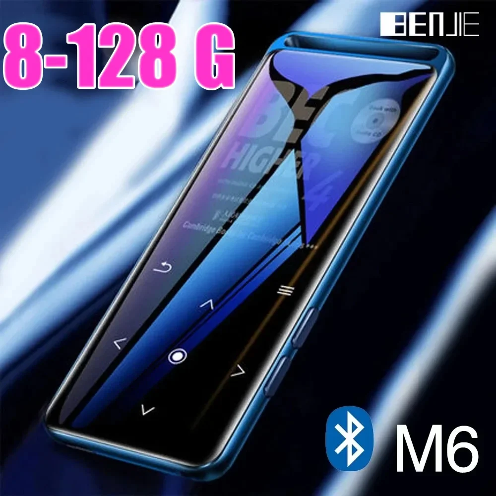 Mp3-плеер Ben jie M6, bluetooth, без потерь, Hi-Fi, Портативный аудиоплеер, FM-радио, электронная книга, диктофон, музыкальный плеер
