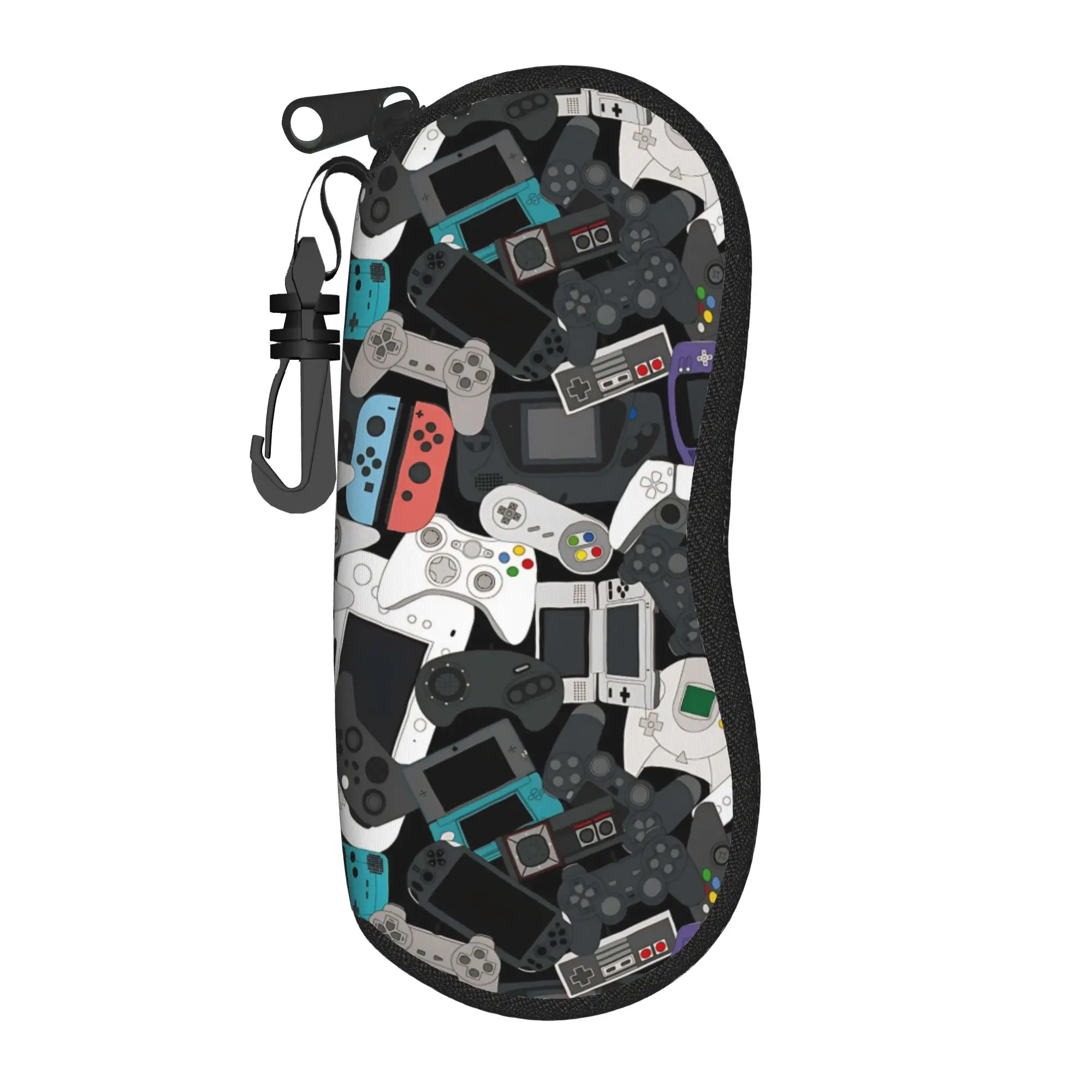 Game Controllers All Glasses Case  Custom Sunglasses Pouch Trend Daily Eyeglass Protector Unisex Eyewear Organizer