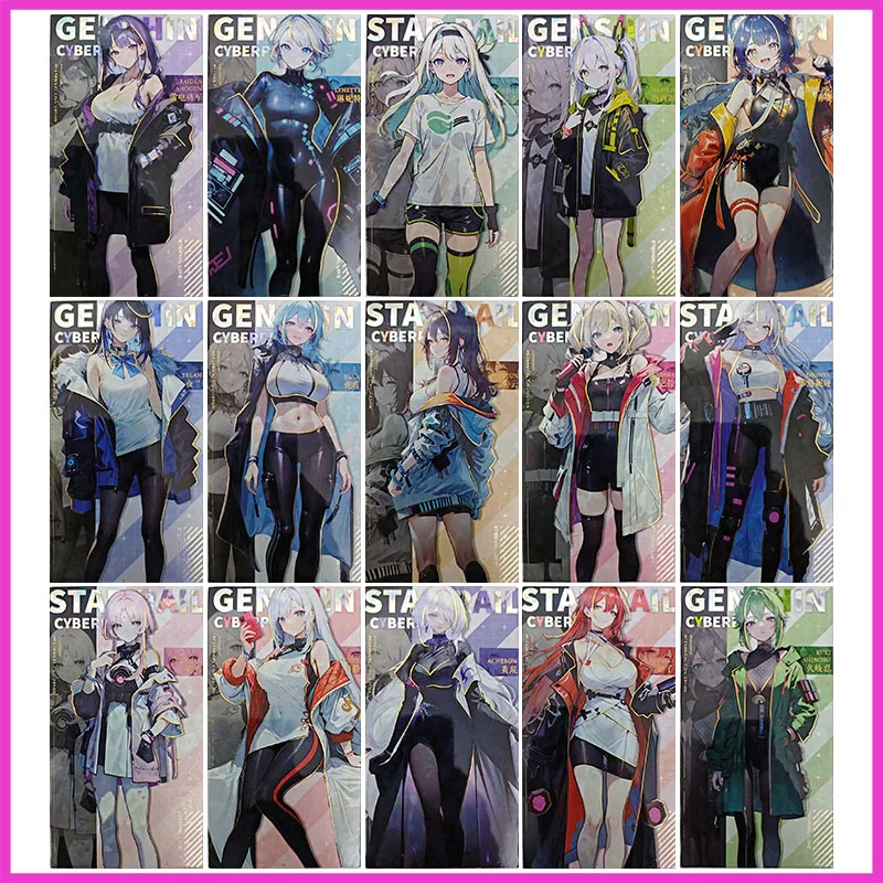 

Anime Goddess Story Rare SPG Collectible Card Firefly Himeko Bronya Raiden Shogun Eula Nahida Yelan Toy for boy Birthday Present