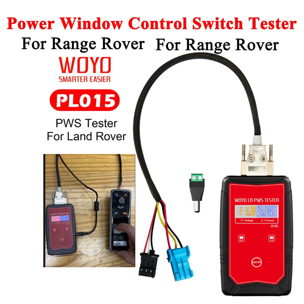 

Инструмент для проверки автомобильного стеклоподъемника Range Rover для Land Rover, диагностический тестер переключателя управления стеклоподъемником