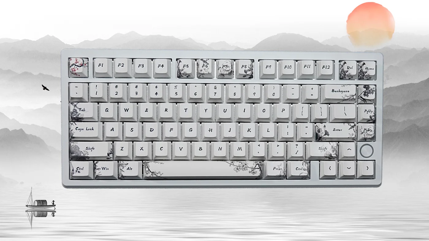 Original EVERGLIDE SU75 Pro Gaming Keyboard 0.001mm Rapid Trigger