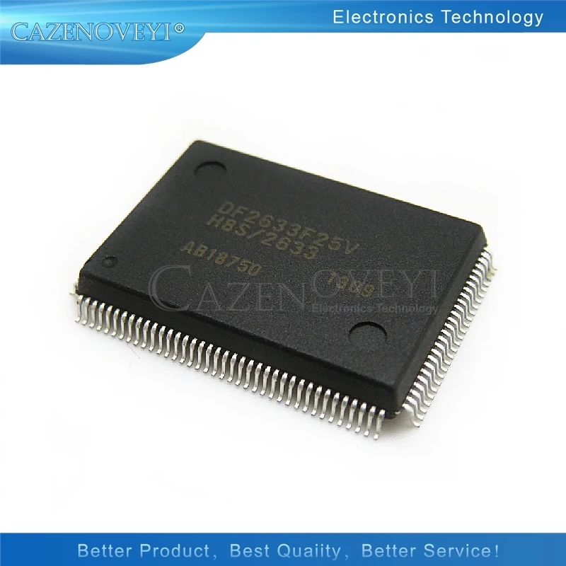 2pcs/lot HD64F2633F25V DF2633F25V 64F2633F25V QFP-128 MCU 16BIT 256KB FLASH In Stock