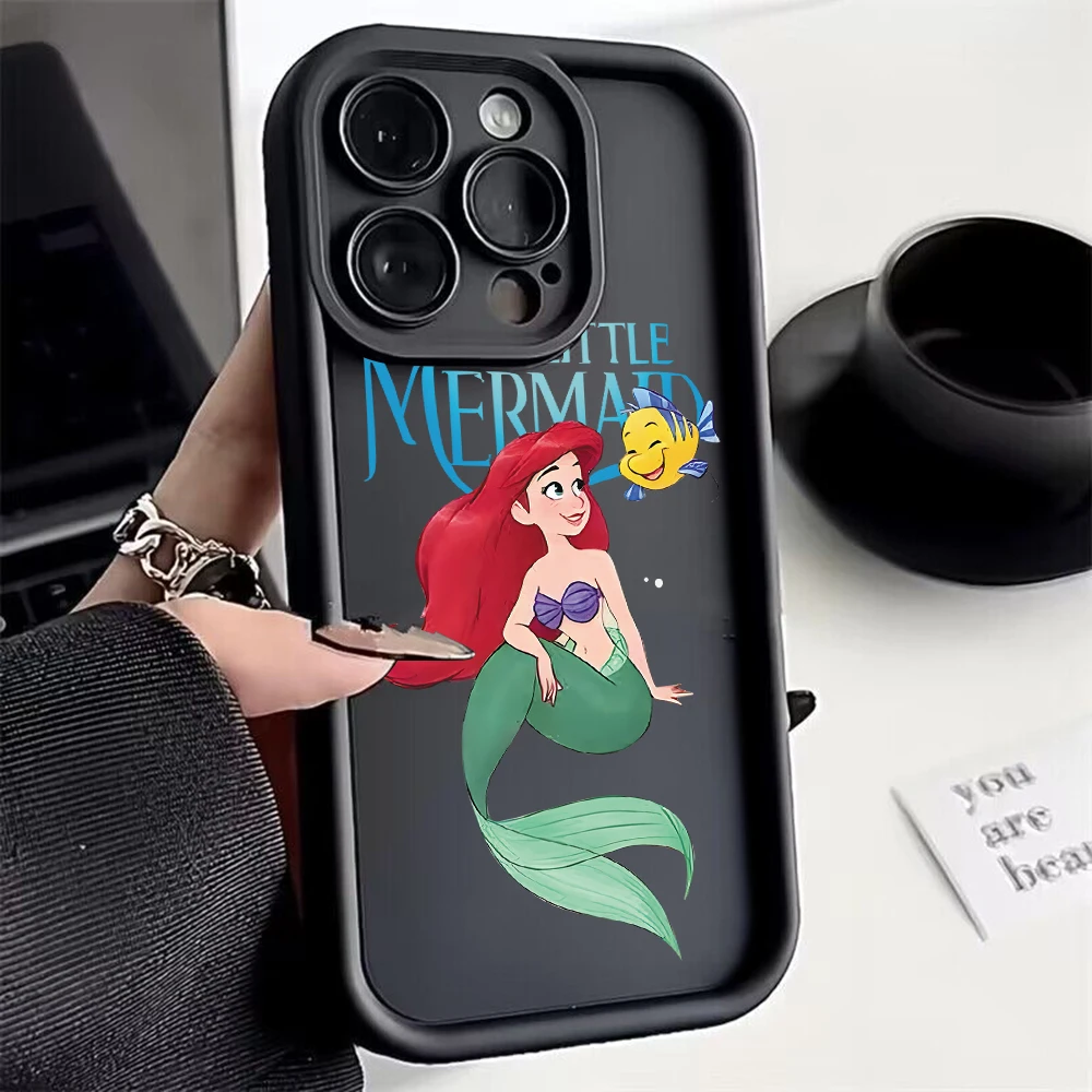 

Beautiful Mermaid Princess Phone Case For Samsung A04 A05S A10S A11 A12 A20S A21S A13 A14 A54 A34 A53 A33 Cover With Hand Strap