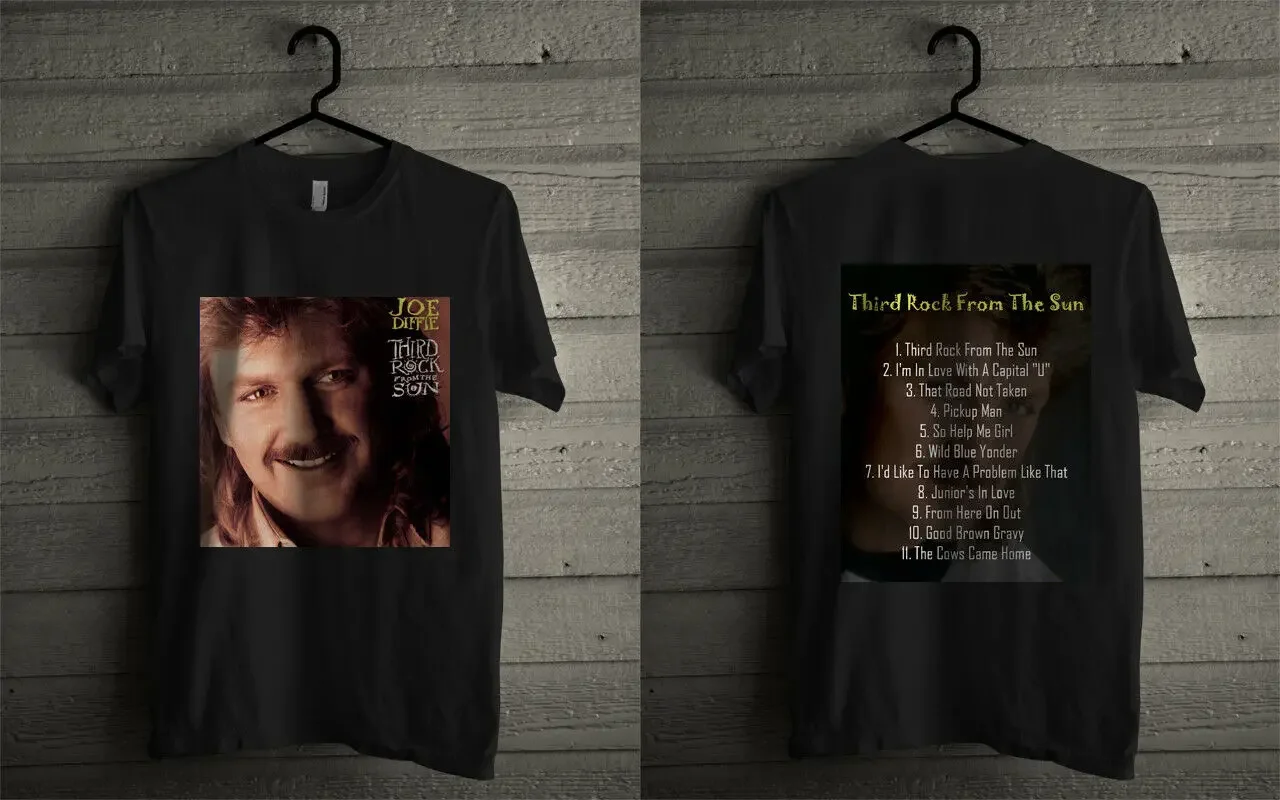 Joe Diffie Third Rock From The Sun T Shirt With Tracklist S To 3Xl