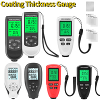 HW-300 Car Paint Thickness Gauge 0-2000UM Fe & NFe Film Coating Automatic Thickness Tester Manual Auto Paint Tools