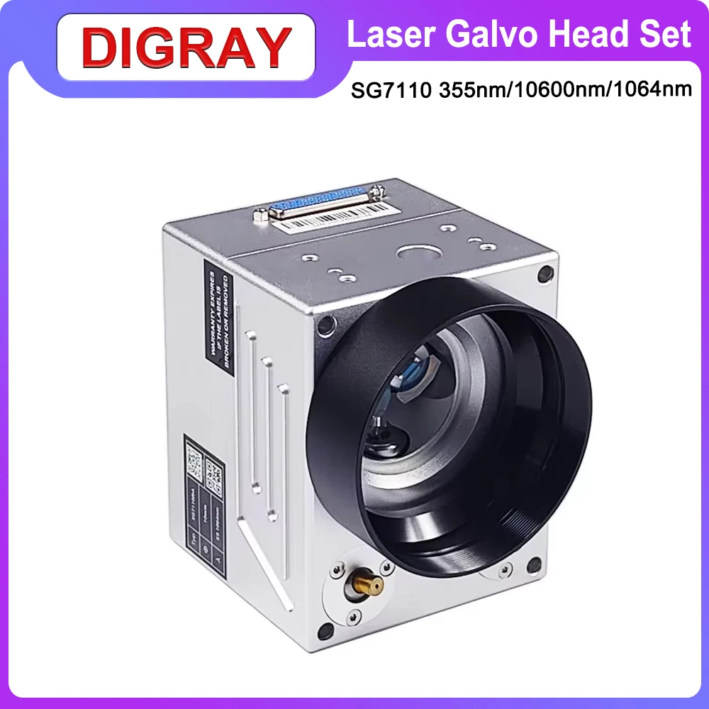 Digray SINO-GALVO SG7110 Kit Testa Galvanometro Scanner Laser A Fibra UV E Co2 E 1064Nm UV 355Nm Co2 10,6Um Galvanometro Scanner-image
